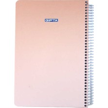 Thebook Spiralli Sert Kapaklı Defter 100 Yaprak Kareli 17 x 24 cm