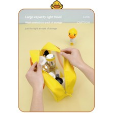 Ben Nevis Little Yellow Duck Taşınabilir Su Geçirmez Şeffaf Tpu Makyaj Çantası (Yurt Dışından)