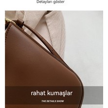 YAQ Tavşan Kolye ile Bayan Moda Vintage Omuz Çantası Büyük Kapasiteli Messenger Çanta (Yurt Dışından)