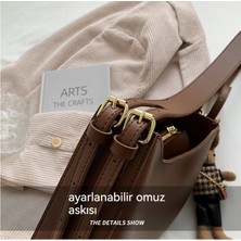 YAQ Tavşan Kolye ile Bayan Moda Vintage Omuz Çantası Büyük Kapasiteli Messenger Çanta (Yurt Dışından)