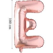 Tinky Winky Folyo Balon Büyük Boy Harf Helyum Balon 100  cm  Rosegold Renk Bride To Be Bekarlığa Veda