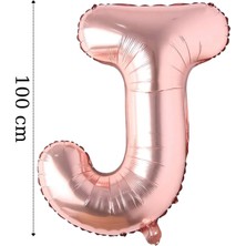 Tinky Winky Folyo Balon Büyük Boy Harf Helyum Balon 100  cm  Rosegold Renk Bride To Be Bekarlığa Veda