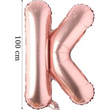 Tinky Winky Folyo Balon Büyük Boy Harf Helyum Balon 100  cm  Rosegold Renk Bride To Be Bekarlığa Veda