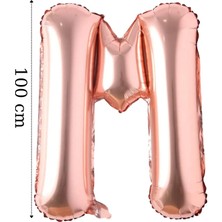 Tinky Winky Folyo Balon Büyük Boy Harf Helyum Balon 100  cm  Rosegold Renk Bride To Be Bekarlığa Veda