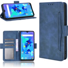 Yihang Boutique - 1383 Umidigi A7 Için Darbeye Dayanıklı Kart Tutuculu Telefon Kılıfı - Mavi (Yurt Dışından)