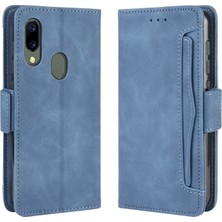 Yihang Boutique - 1383 Umidigi A3X Için Darbeye Dayanıklı Kart Tutuculu Telefon Kılıfı - Mavi (Yurt Dışından)