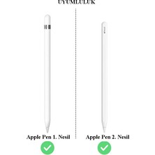 Loges Goojodoq Apple Pencil Uyumlu Stylus Uçları - 4'lü Paket Stylus Kalem Ucu Apple Pen 1. ve 2. Nesil