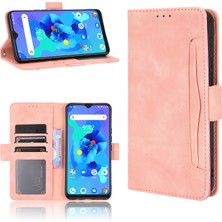 Yihang Boutique - 1383 Umidigi A7 Için Darbeye Dayanıklı Kart Tutuculu Telefon Kılıfı - Pembe (Yurt Dışından)