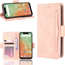 Yihang Boutique - 1383 Umidigi A3X Için Darbeye Dayanıklı Kart Tutuculu Telefon Kılıfı - Pembe (Yurt Dışından)