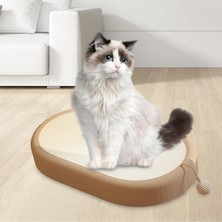 Somodz Kedi Karton Yatak Kedi Tırmalama Pedi Kase Koruması Top Destekli Evcil Hayvan Malzemeleri Stil B (Yurt Dışından)