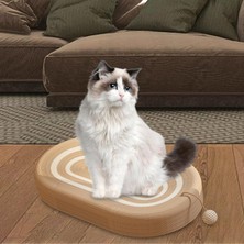 Somodz Kedi Karton Yatak Kedi Tırmalama Pedi Kase Koruması Top Destekli Evcil Hayvan Malzemeleri Stil A (Yurt Dışından)