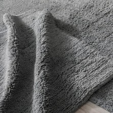 Doqu Home  Lolavien Moppi Banyo Paspası - Gri - 60X100CM