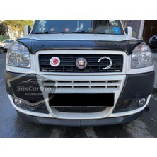 ŞüsCarOto Aksesuar Fiat Doblo D2 2005-2010 Uyumlu Üniversal Astra H Lip Esnek Ön Lip 2 Parça Tampon Altı Dil Karlık Ön Ek