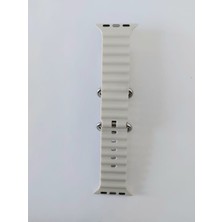 Decopratic Apple Watch Uyumlu Ocean Band 44/45/49 mm Ston Grey