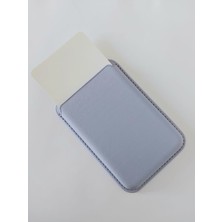 Decopratic Magsafe Leather Wallet Açık Lila