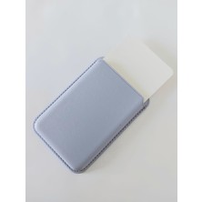 Decopratic Magsafe Leather Wallet Açık Lila