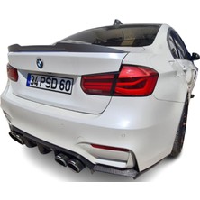 PasaTuning Bmw 3 Serisi F30-F80 M4 Style (2012-2018) Piano Black Spoiler (Plastik)