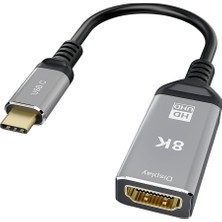 Gorgeous USB C - HDMI Uyumlu Adaptör 4K 120HZ,8K 60HZ Adaptör (Yurt Dışından)