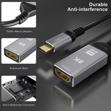 Gorgeous USB C - HDMI Uyumlu Adaptör 4K 120HZ,8K 60HZ Adaptör (Yurt Dışından)