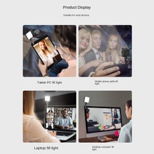 Gorgeous FL02 Mini Kamera Dolgu Işığı LED Canlı Selfie Işığı (Yurt Dışından)