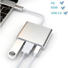 Gorgeous Apple Usb-C Dijital Av Adaptörü Için C Tipi Adaptör Kablosu Dönüştürücü (Yurt Dışından)