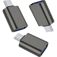 Gorgeous 3'lü Paket USB C - USB Adaptörü USB C Erkek - Usb3.0 Dişi Adaptör (Yurt Dışından)