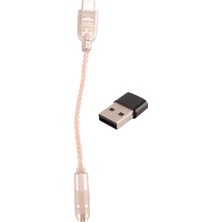 Gorgeous Type-C - 3,5 Jack ALC5686 Çipli Kulaklık Ses Kablosu (Usb Başlığı) (Yurt Dışından)