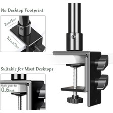 Gorgeous Tripod Kelepçesi Masa Montajlı Işık Standı, Top Kafalı Masa Armatürlü (Yurt Dışından)