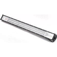 C9 3 Sıra 405W Çift Modlu Beyaz ve Turuncu Flaşlı 81CM Traktör LED Lamba, Sis Farı ve Çalışma Lambası