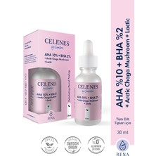 Celenes Aha 10 + Bha 2 + Arctic Chaga Mushroom + Lactic Yüz Serumu