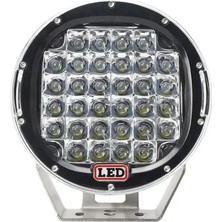 C9 7''explorer 96W 32 LED Siyah Traktör LED Lamba, Sis Farı ve Çalışma Lambası 1 Adet