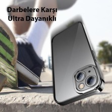 Baseus Kamera Korumalı iPhone 14 Plus Silikon Kılıf ve Ful Kaplama Kırılmaz Ekran Koruyucu, Air Armor,sararmaz Kılıf