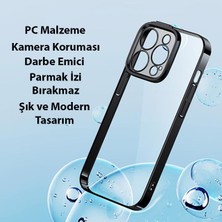 Baseus Kamera Korumalı iPhone 14 Pro Silikon Kılıf ve Ful Kaplama Kırılmaz Ekran Koruyucu, Air Armor,sararmaz Kılıf