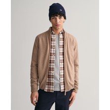 Gant Erkek Krem Regular Fit Fermuarlı Kazak 87214.295