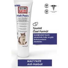 Biokatze Malt Paste Kedi Tüy Yumağı Önlemeyi Destekleyen Malt Macunu 100gr