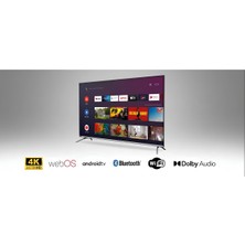 Saba SB50500 50" 127 Ekran Dahili Uydu Alıcılı 4K Ultra HD Smart LED TV