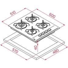 Teka Siyah Ankastre Set (Hlb 840 Ss Bk -Gbc 64002- Atv 60)