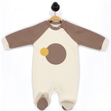Kidaxi Reglan Kol 3 Iplik Patikli Bebek Tulum