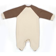 Kidaxi Reglan Kol 3 Iplik Patikli Bebek Tulum