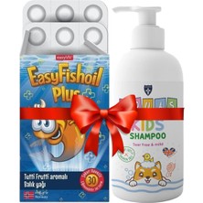 Easyvit Easyfishoil Plus Balık Yağı Alana Aquas Kids Şampuan Hediye!!!