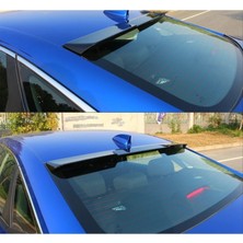 PasaTuning Civic Fe M4 Style - Cam Üstü Plastik 2021-2023 Piano Black Spoiler