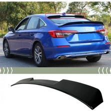 PasaTuning Civic Fe M4 Style - Cam Üstü Plastik 2021-2023 Piano Black Spoiler