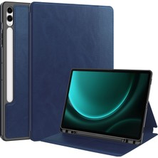 Shin-Wo Samsung Galaxy Tab S9 Fe Plus Folio Kılıf Çok Açılı Standlı Ince Hafif Koruyucu Kapak (Yurt Dışından)