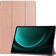 Shin-Wo Samsung Galaxy Tab S9 Fe Folio Kılıf Çok Açılı Standlı Ince Hafif Koruyucu Kapak (Yurt Dışından)