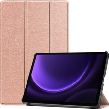 Shin-Wo Samsung Galaxy Tab S9 Fe Folio Kılıf Çok Açılı Standlı Ince Hafif Koruyucu Kapak (Yurt Dışından)