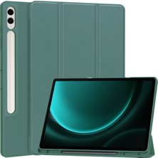 Shin-Wo Samsung Galaxy Tab S9 Fe Plus Folio Kılıf Çok Açılı Standlı Ince Hafif Koruyucu Kapak (Yurt Dışından)