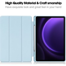 Shin-Wo Samsung Galaxy Tab S9 Fe Folio Kılıf Çok Açılı Standlı Ince Hafif Koruyucu Kapak (Yurt Dışından)