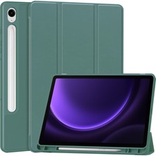 Shin-Wo Samsung Galaxy Tab S9 Fe Folio Kılıf Çok Açılı Standlı Ince Hafif Koruyucu Kapak (Yurt Dışından)