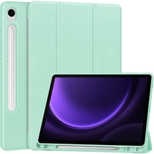 Shin-Wo Samsung Galaxy Tab S9 Fe Folio Kılıf Çok Açılı Standlı Ince Hafif Koruyucu Kapak (Yurt Dışından)