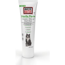 Biokatze Sterile Paste Kısırlaştırılmış Kediler için Vitamin ve Mineralli Malt Macunu 100gr